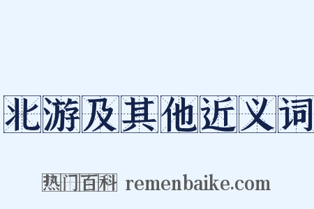 北游及其他近义词是什么意思的图片